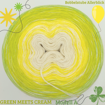 GREEN MEETS CREAM 4 Farben